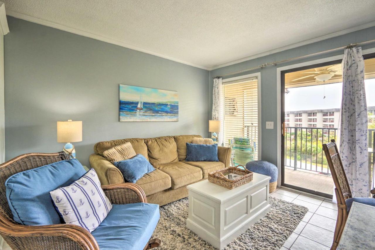 Hilton Head Ocean-View Villa Steps To Beach! Хилтън Хед Айлънд Екстериор снимка
